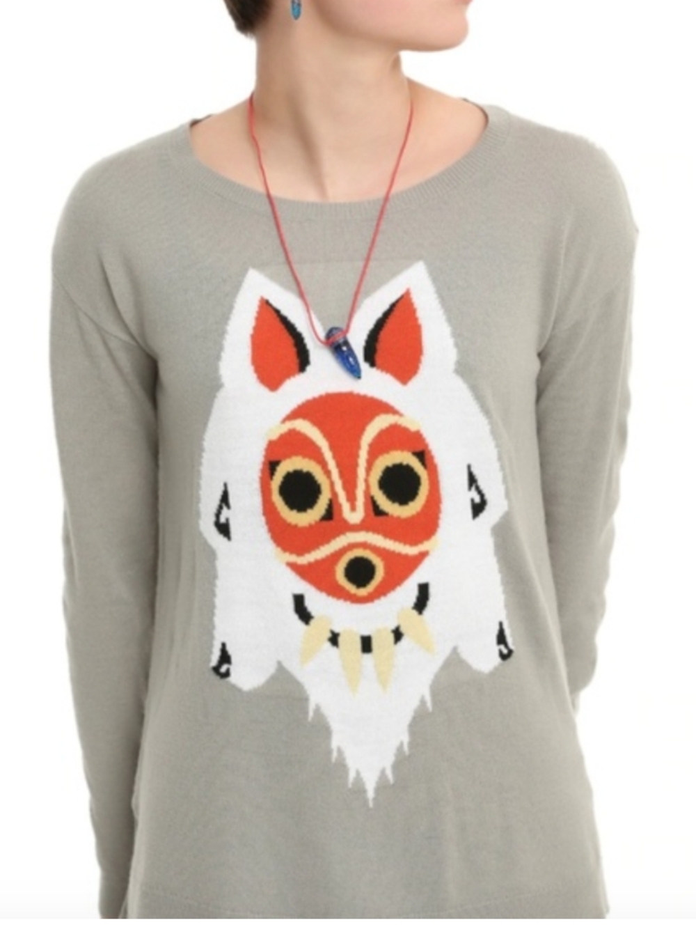 Her Universe Gray Princess Mononoke Knit Sweater